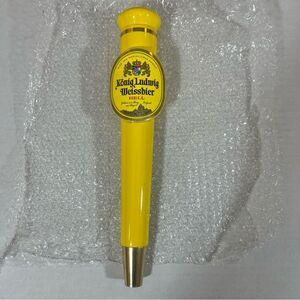 König Ludwig Weissbier Hell beer tap handle